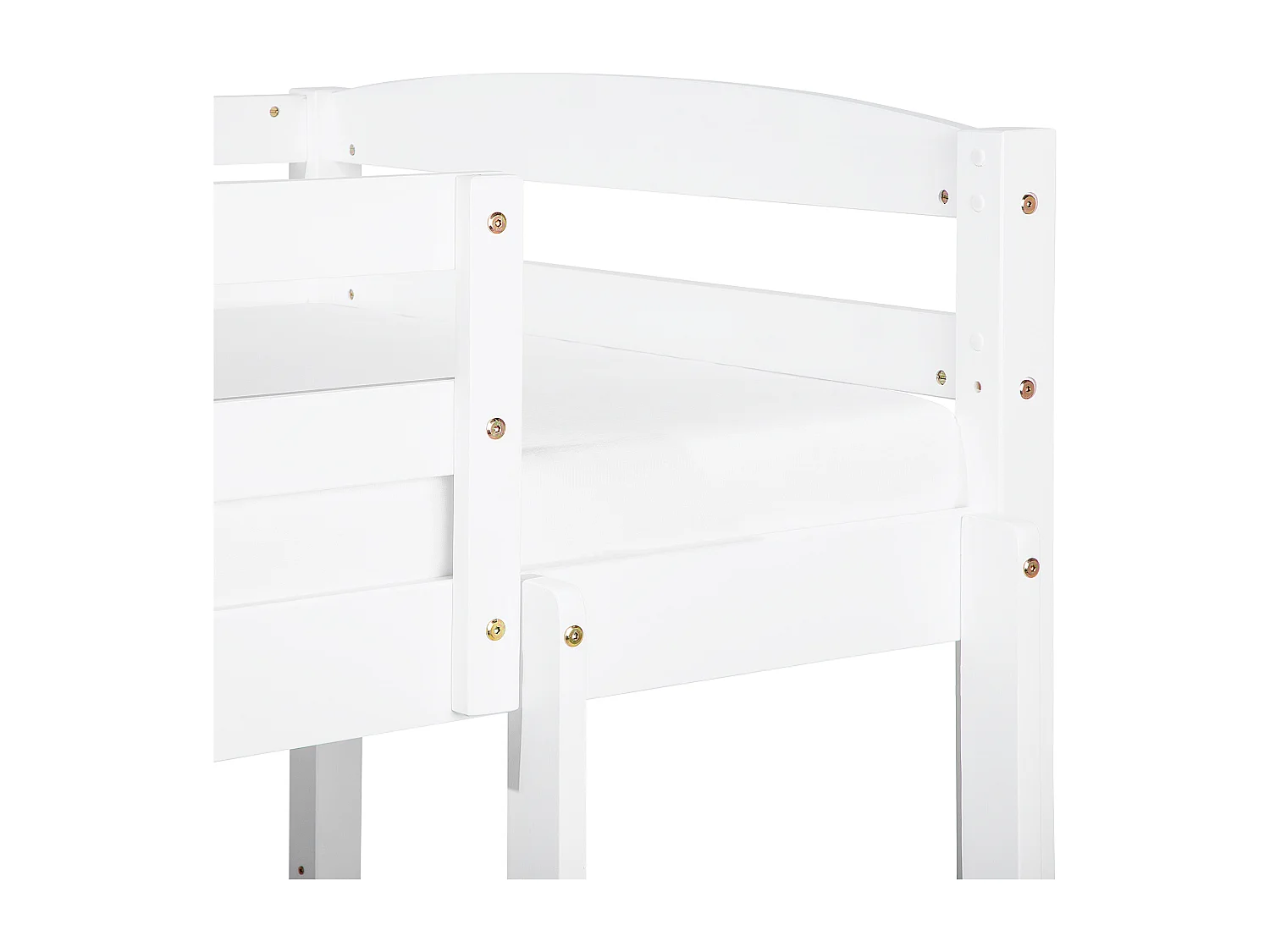 Letto a castello Legno di pino REGAT 90 x 200 cm Bianco