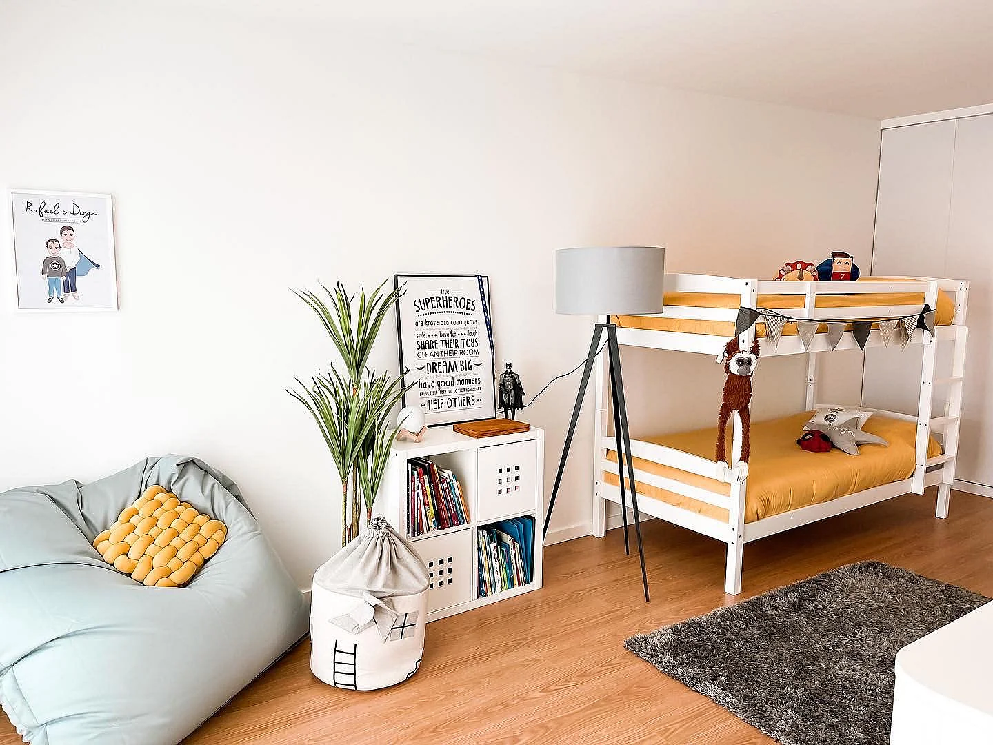 Bunk Bed Pine Wood REGAT 90 x 200 cm (EU Single) White