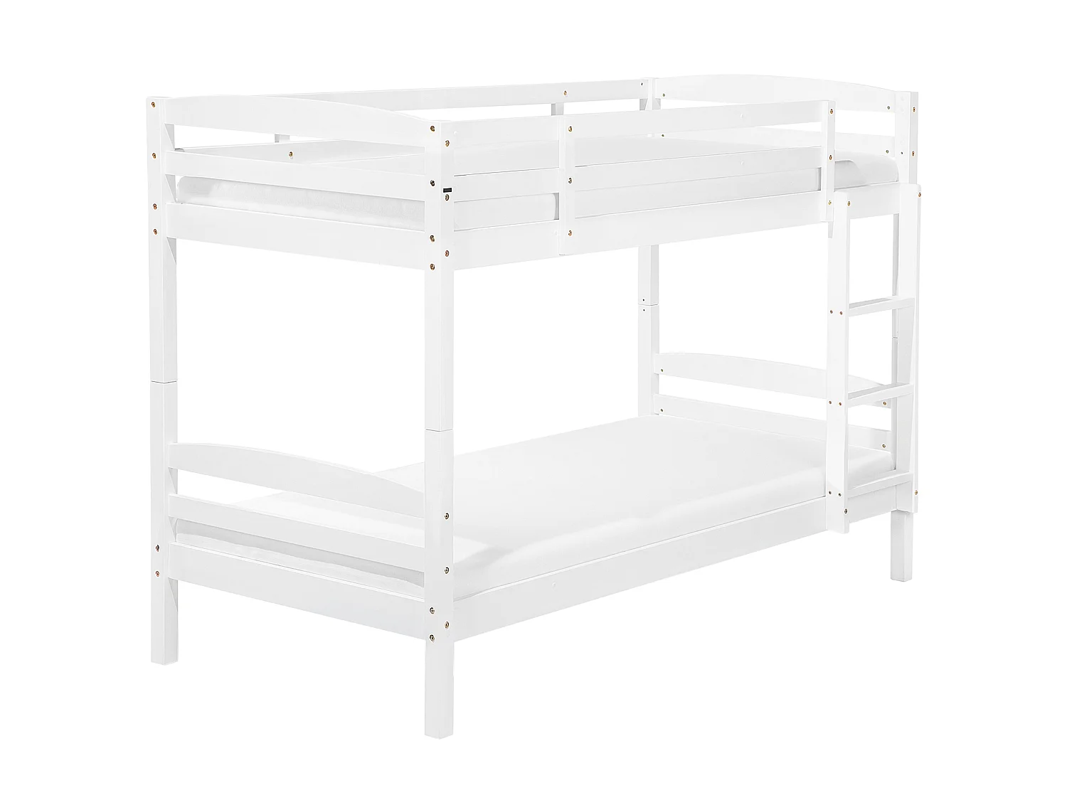 Bunk Bed Pine Wood REGAT 90 x 200 cm (EU Single) White