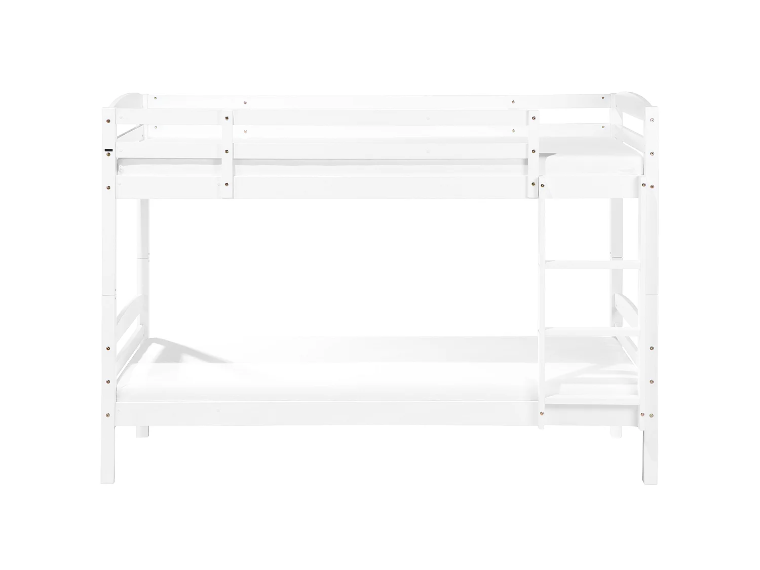 Bunk Bed Pine Wood REGAT 90 x 200 cm (EU Single) White