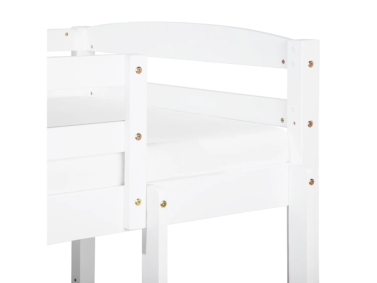 Bunk Bed Pine Wood REGAT 90 x 200 cm (EU Single) White