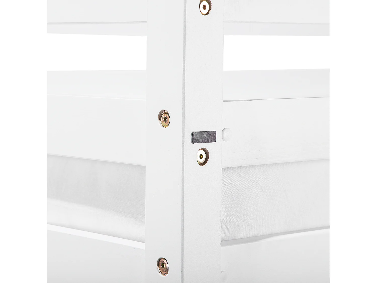 Bunk Bed Pine Wood REGAT 90 x 200 cm (EU Single) White