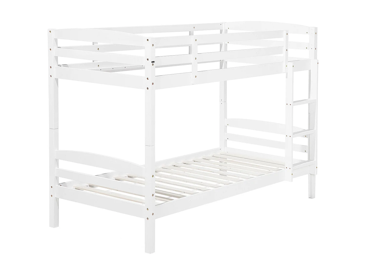 Lit superposé Bois de pin REGAT 90 x 200 cm Blanc