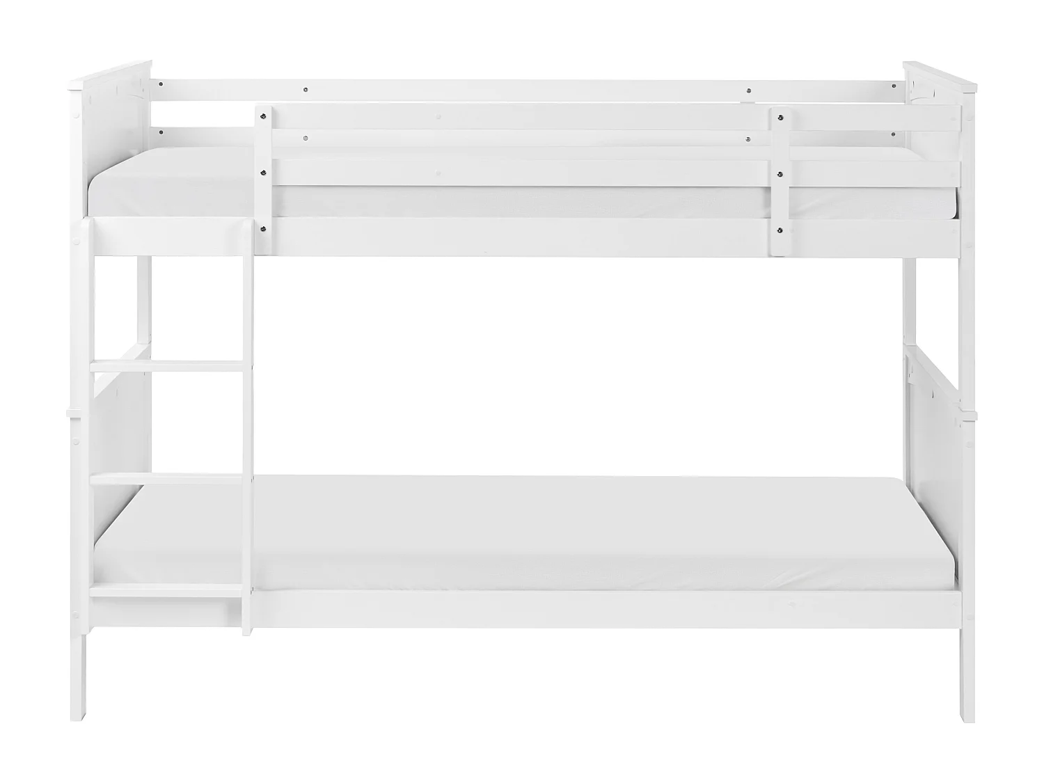 Hoogslaper Dennenhout ALBON 90 x 200 cm Wit