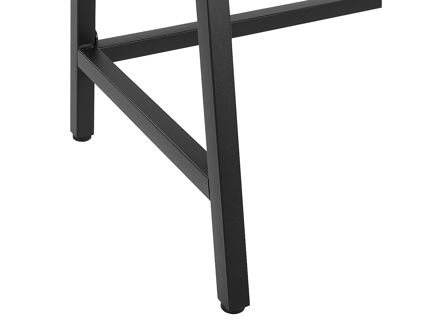 Scrivania 100 x 50 cm legno scuro e nero VILSECK