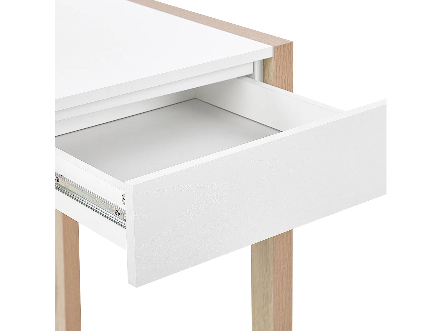 Table de bureau JENKS Blanc 120 cm 60 cm avec rangement