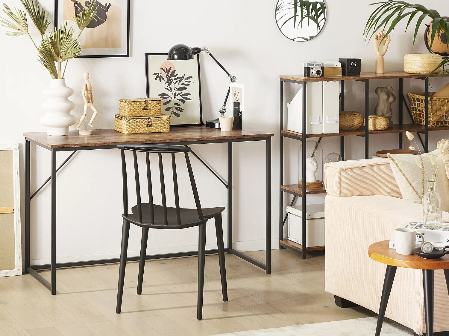 Bureau PEMBRO Donkerbruin 120 cm 55 cm