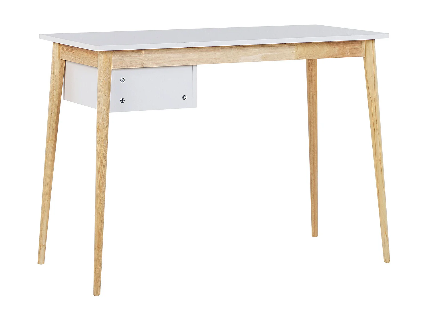 Table de bureau EBEME Blanc 106 cm 48 cm avec rangement