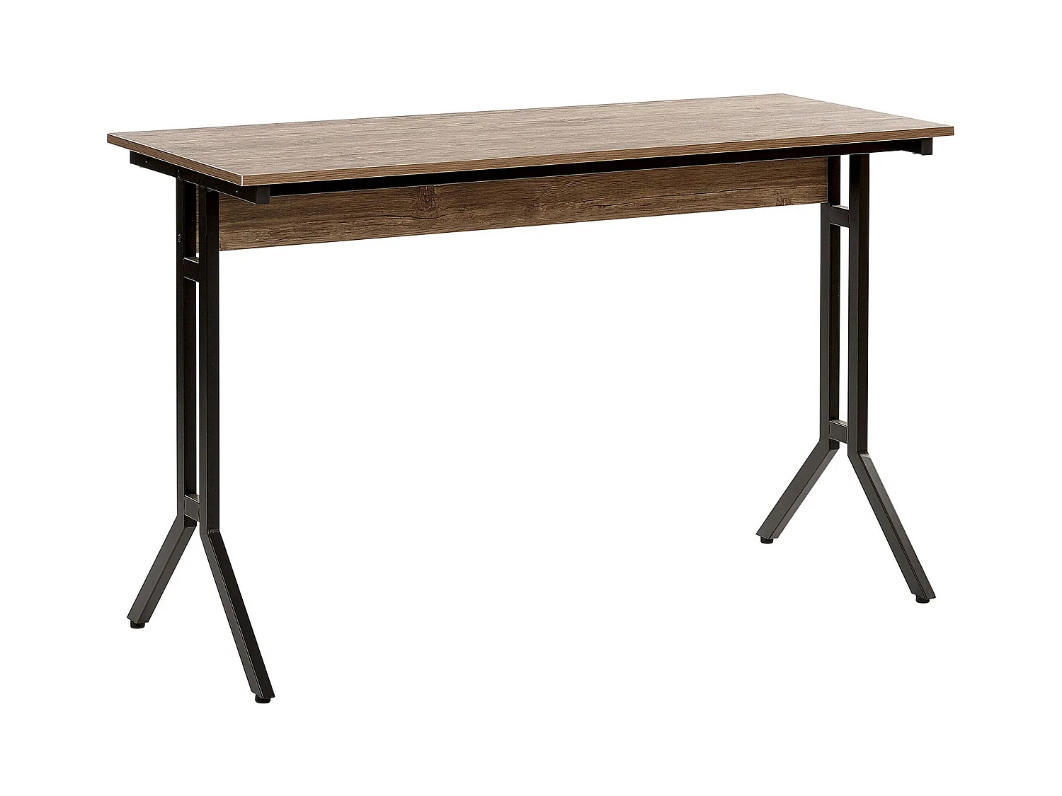 Scrivania in legno scuro/nero 120 x 48 cm CREEK