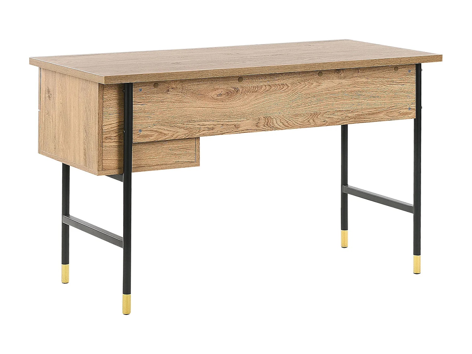 Secretária ABILEN Castanho claro 120 cm 60 cm com arrumação