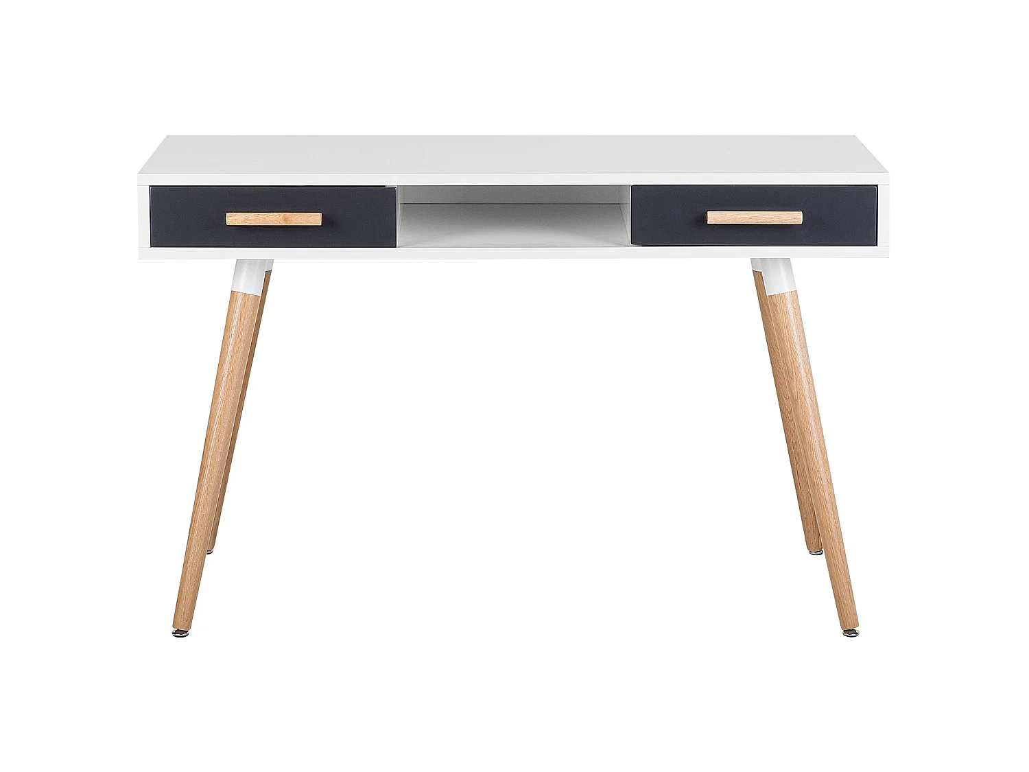 Skrivbord FRISCO 120 cm 45 cm med lådor Grå