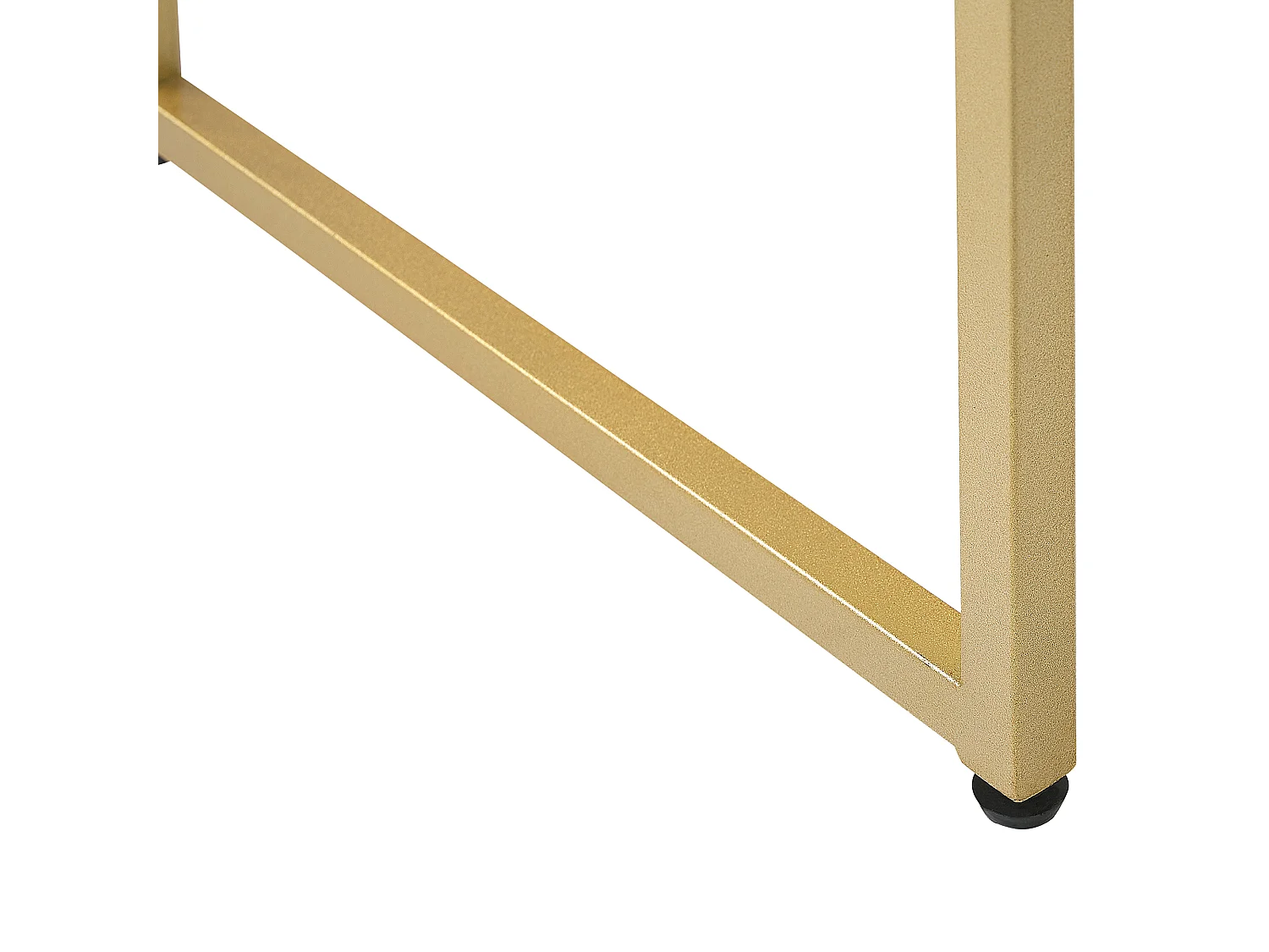 Consola Secretária DAPHNE Branco/Dourado 100 cm 48 cm com arrumação