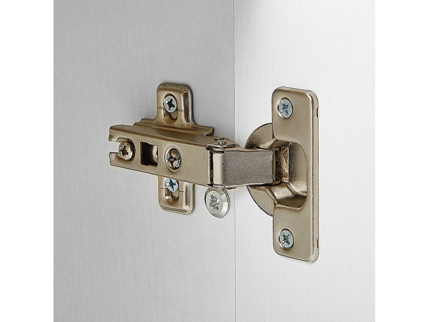 Bureau JOHNSON Bruin/wit 112 cm 50 cm met opbergruimte