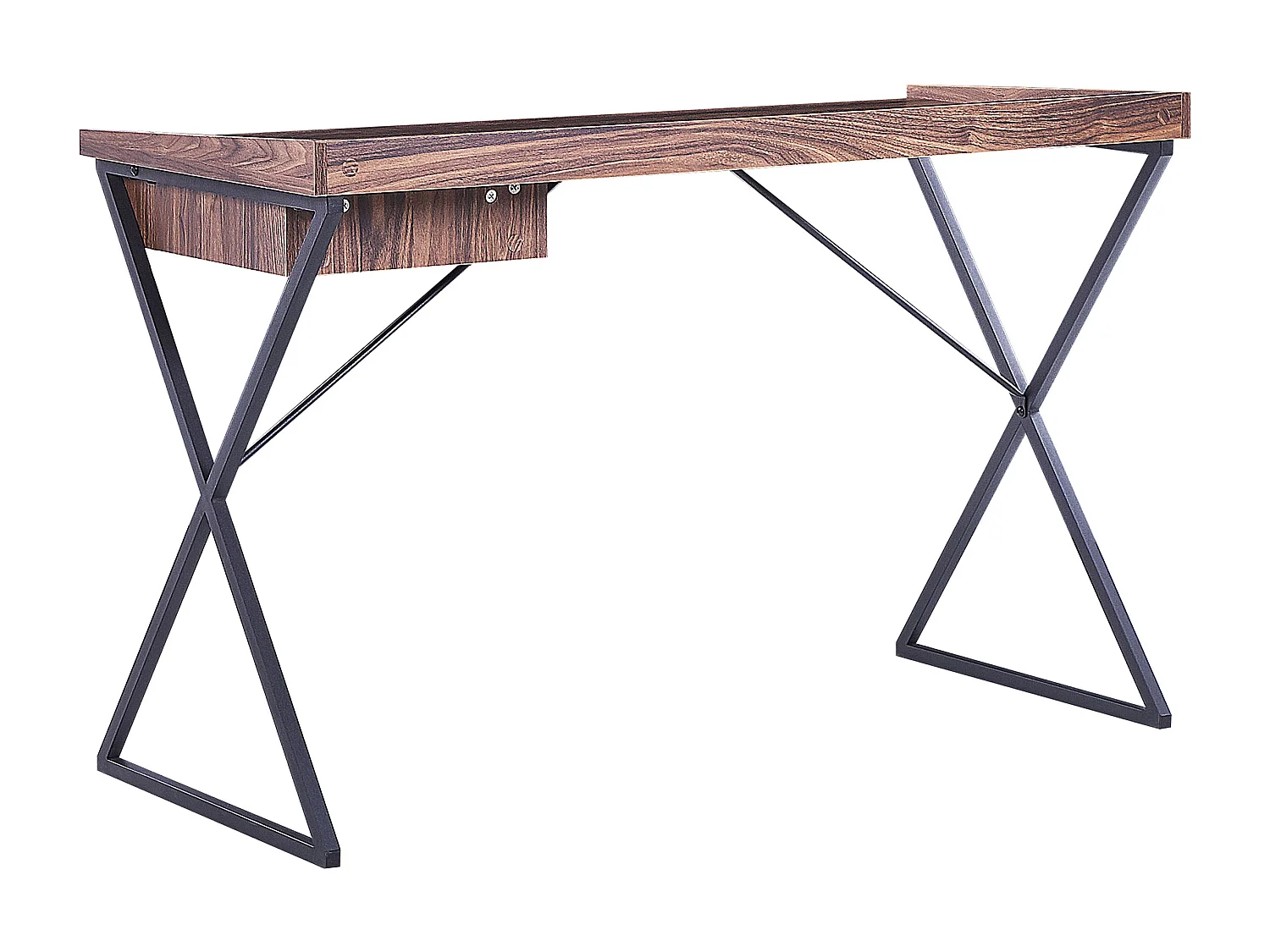 Bureau NOXON Donkerbruin 120 cm 54 cm met opbergruimte