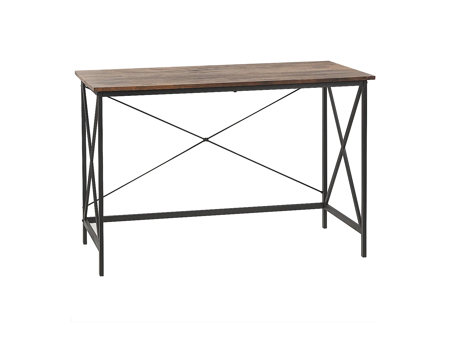Table de bureau FUTON Marron foncé 115 cm 60 cm