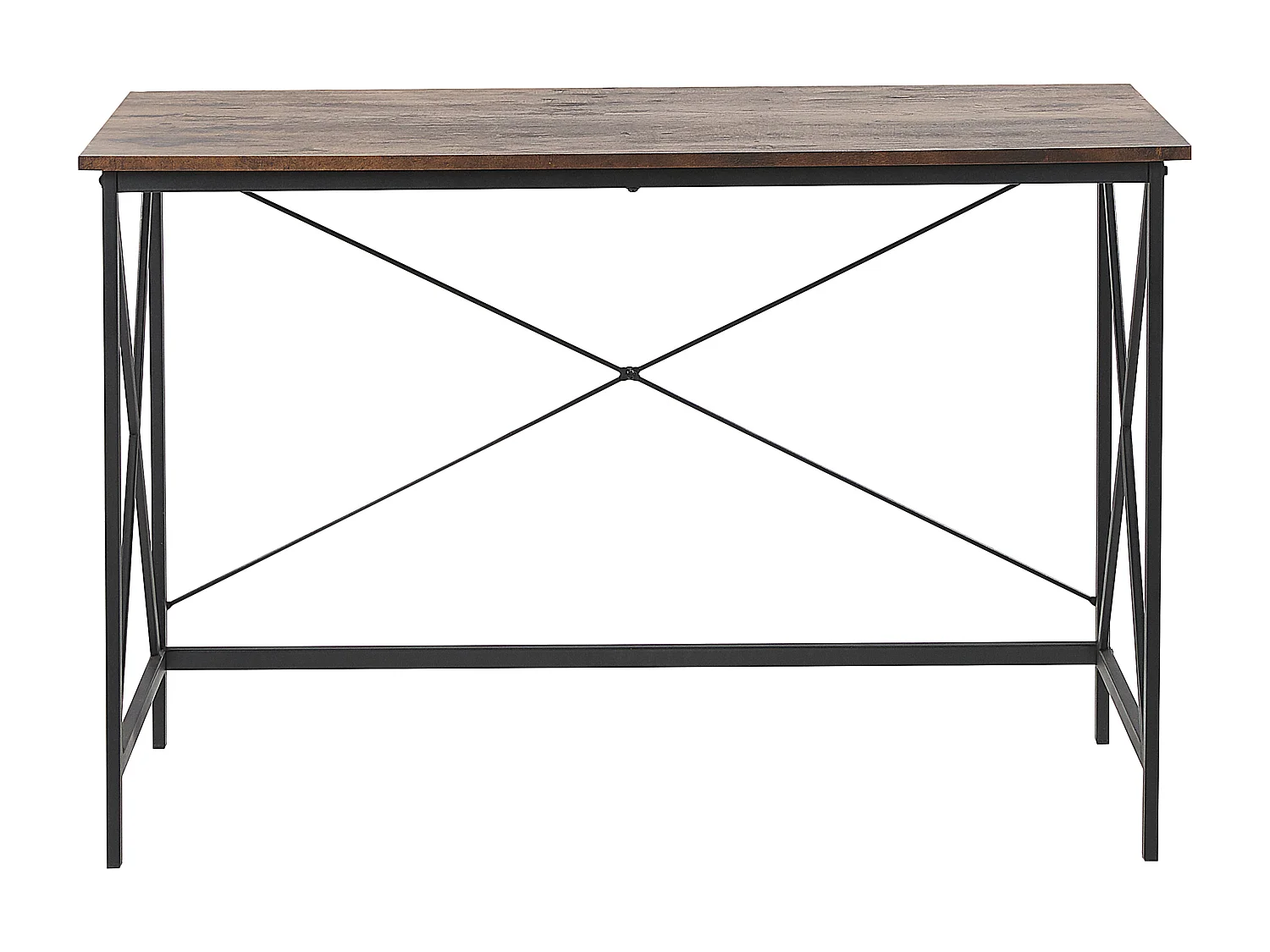 Table de bureau FUTON Marron foncé 115 cm 60 cm