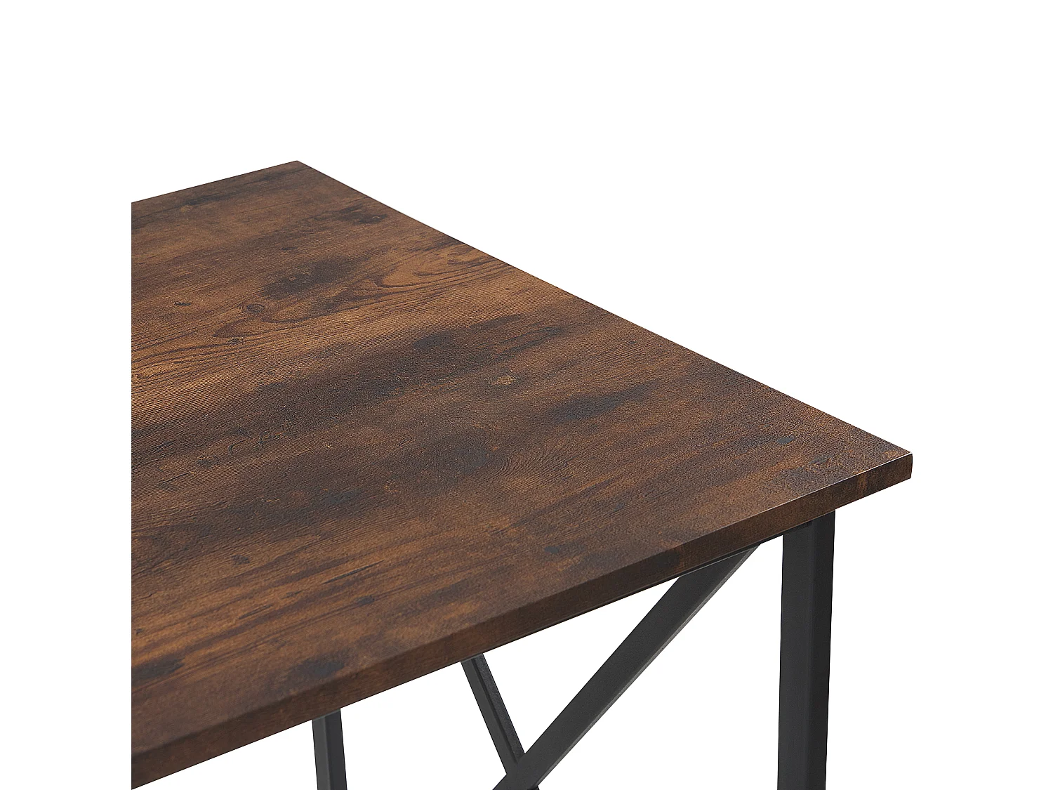 Table de bureau FUTON Marron foncé 115 cm 60 cm