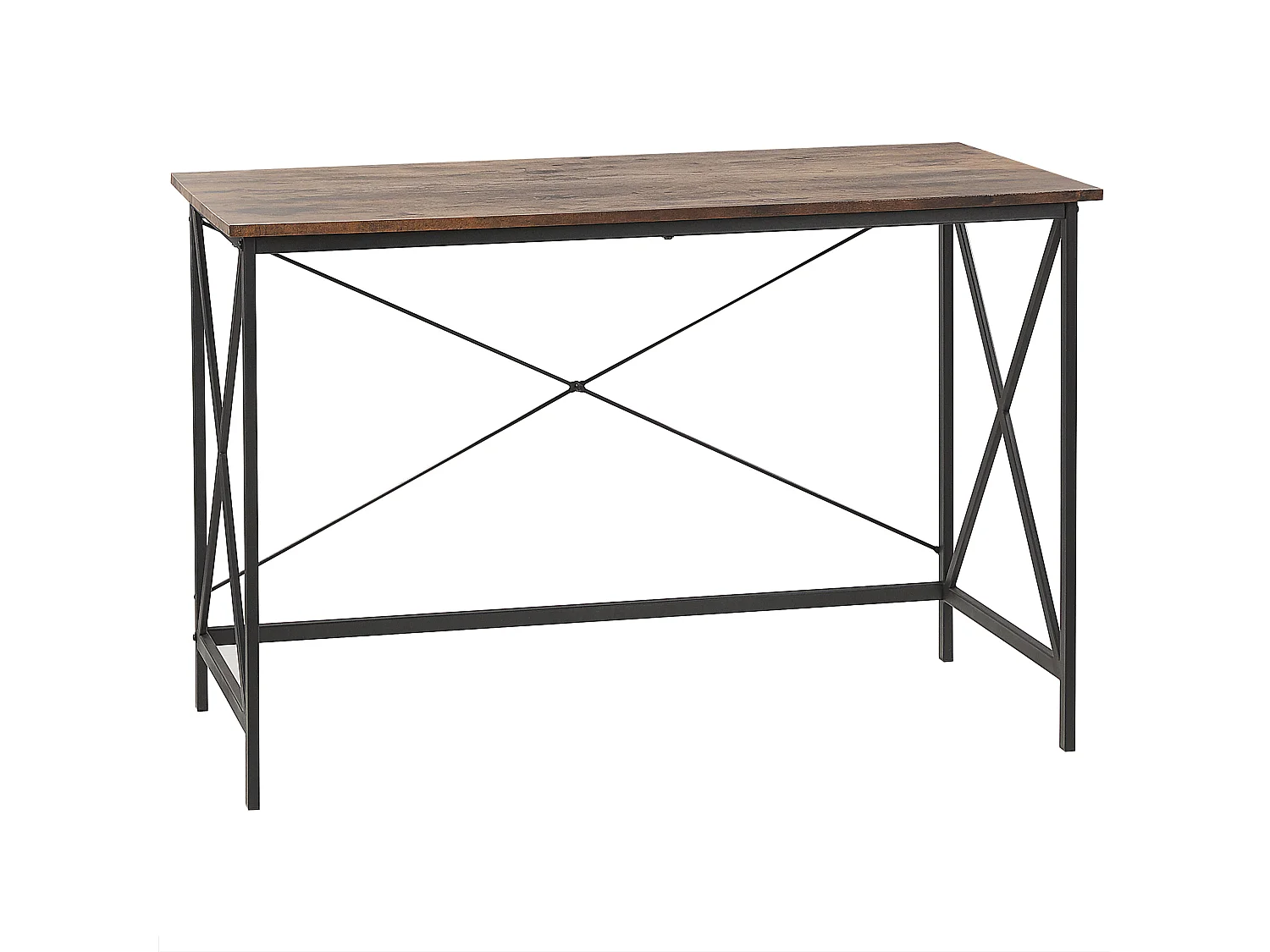 Table de bureau FUTON Marron foncé 115 cm 60 cm