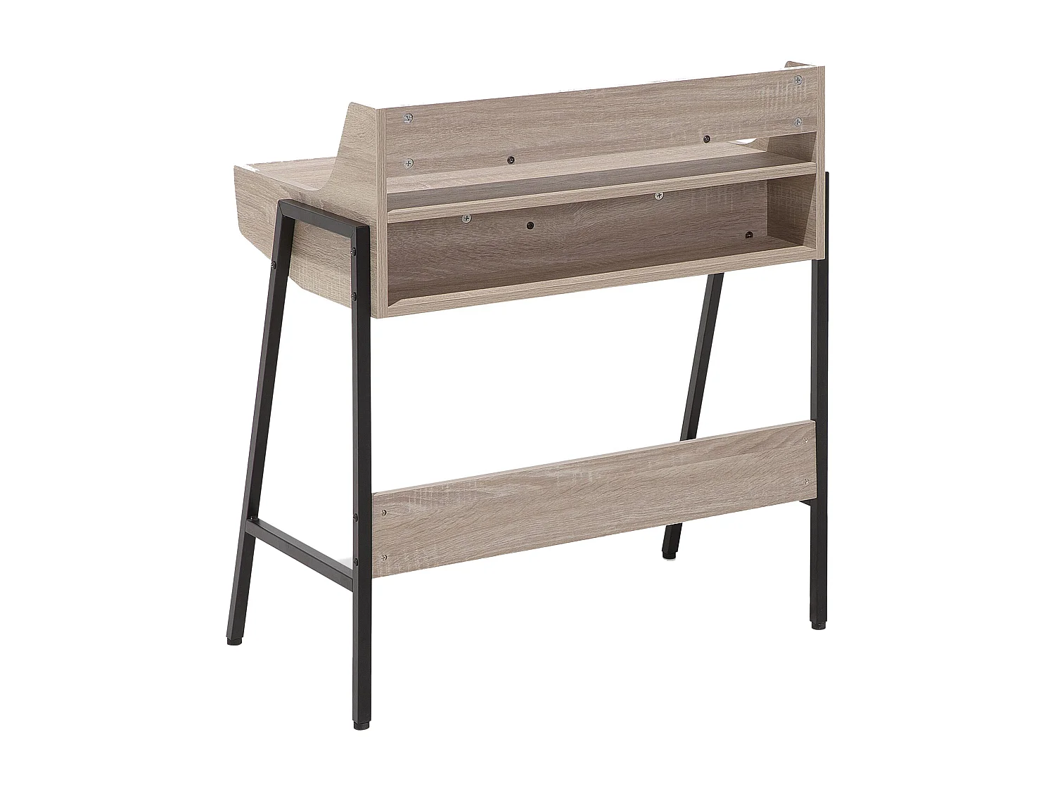Table de bureau BROXTON Marron clair 77 cm 46 cm avec rangement
