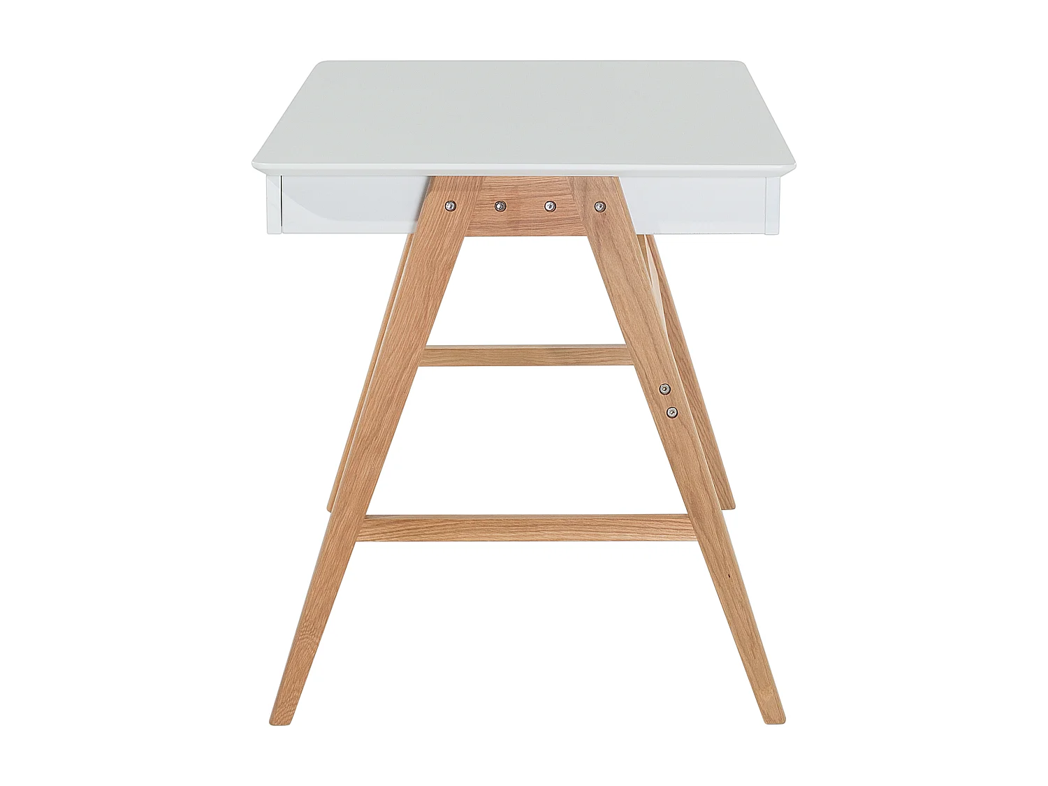 Table de bureau SHESLAY Blanc 120 cm 70 cm avec rangement