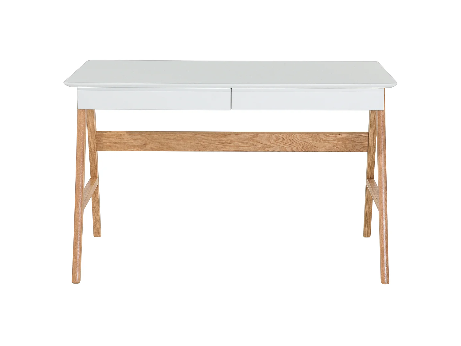Schreibtisch SHESLAY Weiss 120 cm 70 cm mit Stauraum