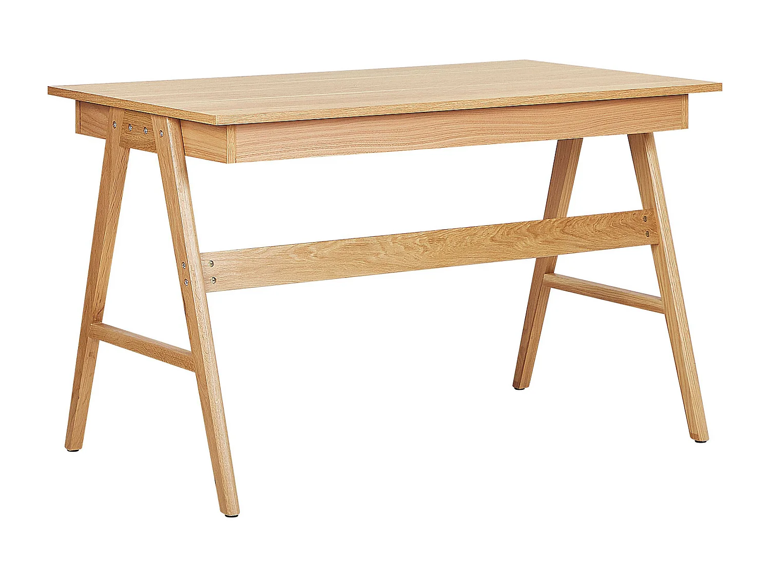 Escritorio SHESLAY Marrón claro 120 cm 70 cm con almacenaje