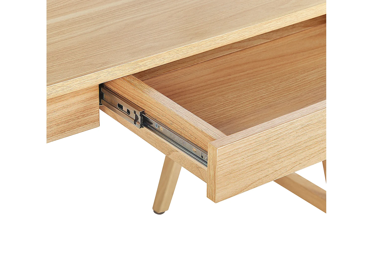 Escritorio SHESLAY Marrón claro 120 cm 70 cm con almacenaje