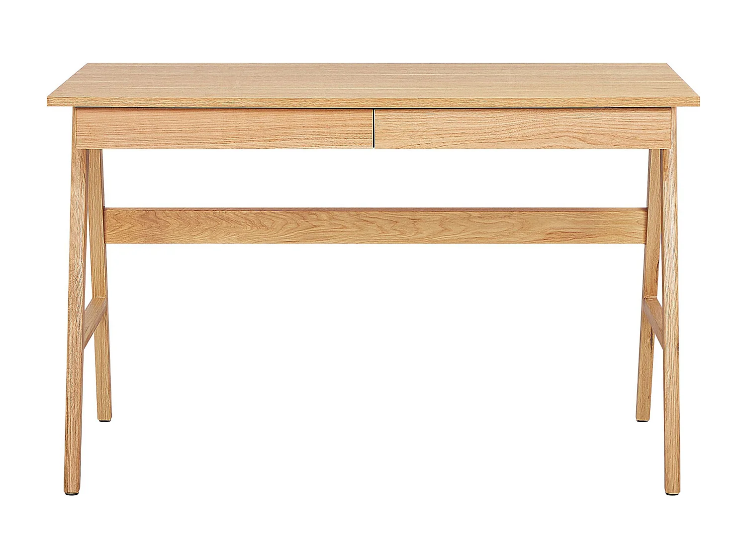 Table de bureau SHESLAY Marron clair 120 cm 70 cm avec rangement