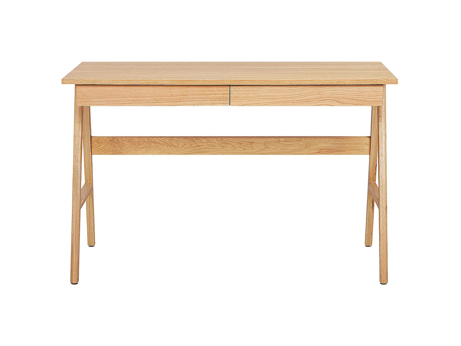 Table de bureau SHESLAY Marron clair 120 cm 70 cm avec rangement