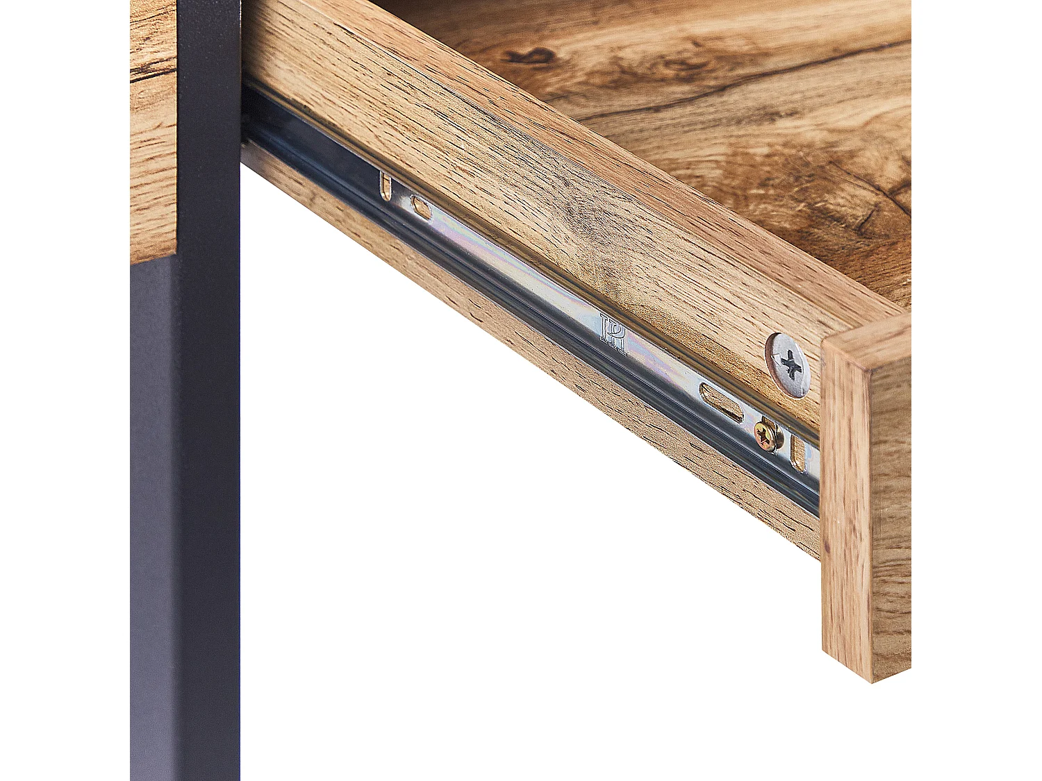 Schreibtisch VIDA Hellbraun 120 cm 55 cm mit Stauraum