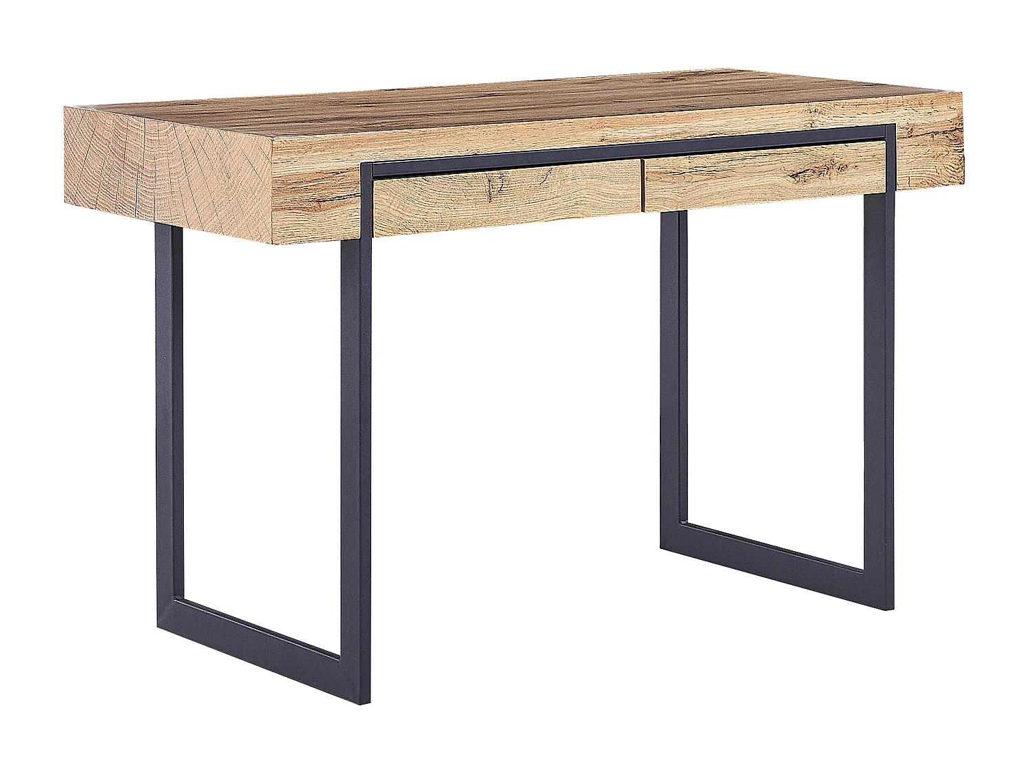 Schreibtisch VIDA Hellbraun 120 cm 55 cm mit Stauraum