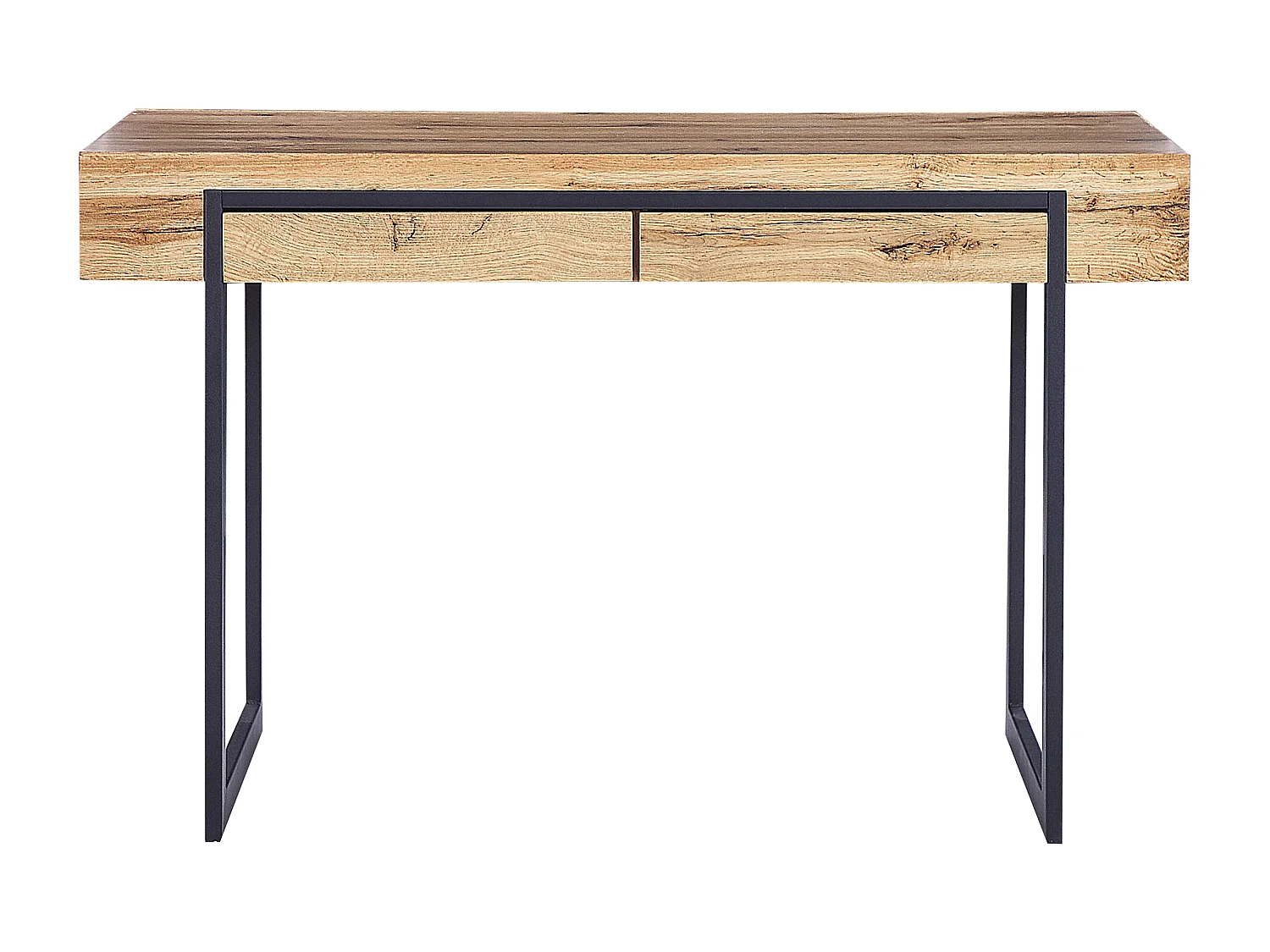 Schreibtisch VIDA Hellbraun 120 cm 55 cm mit Stauraum