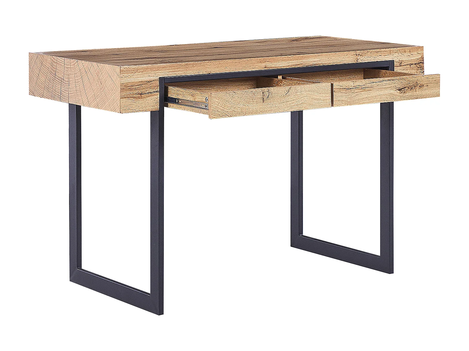 Schreibtisch VIDA Hellbraun 120 cm 55 cm mit Stauraum