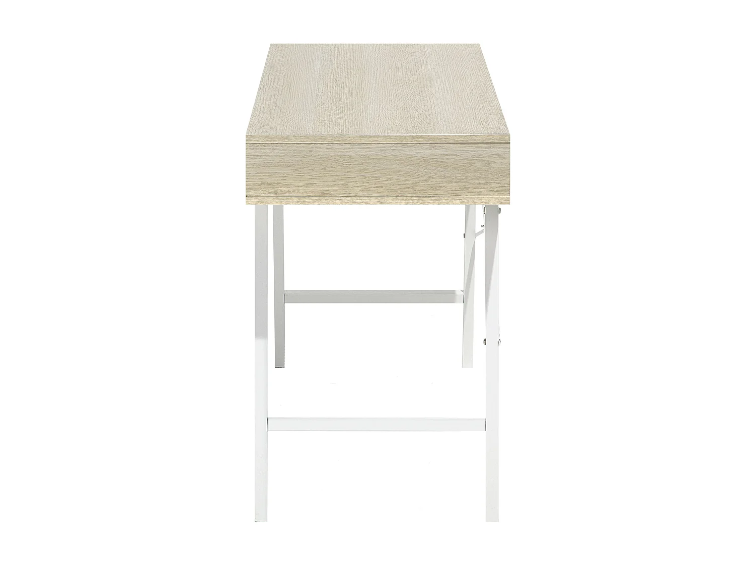Table de bureau CLARITA Marron clair 120 cm 48 cm avec tiroirs