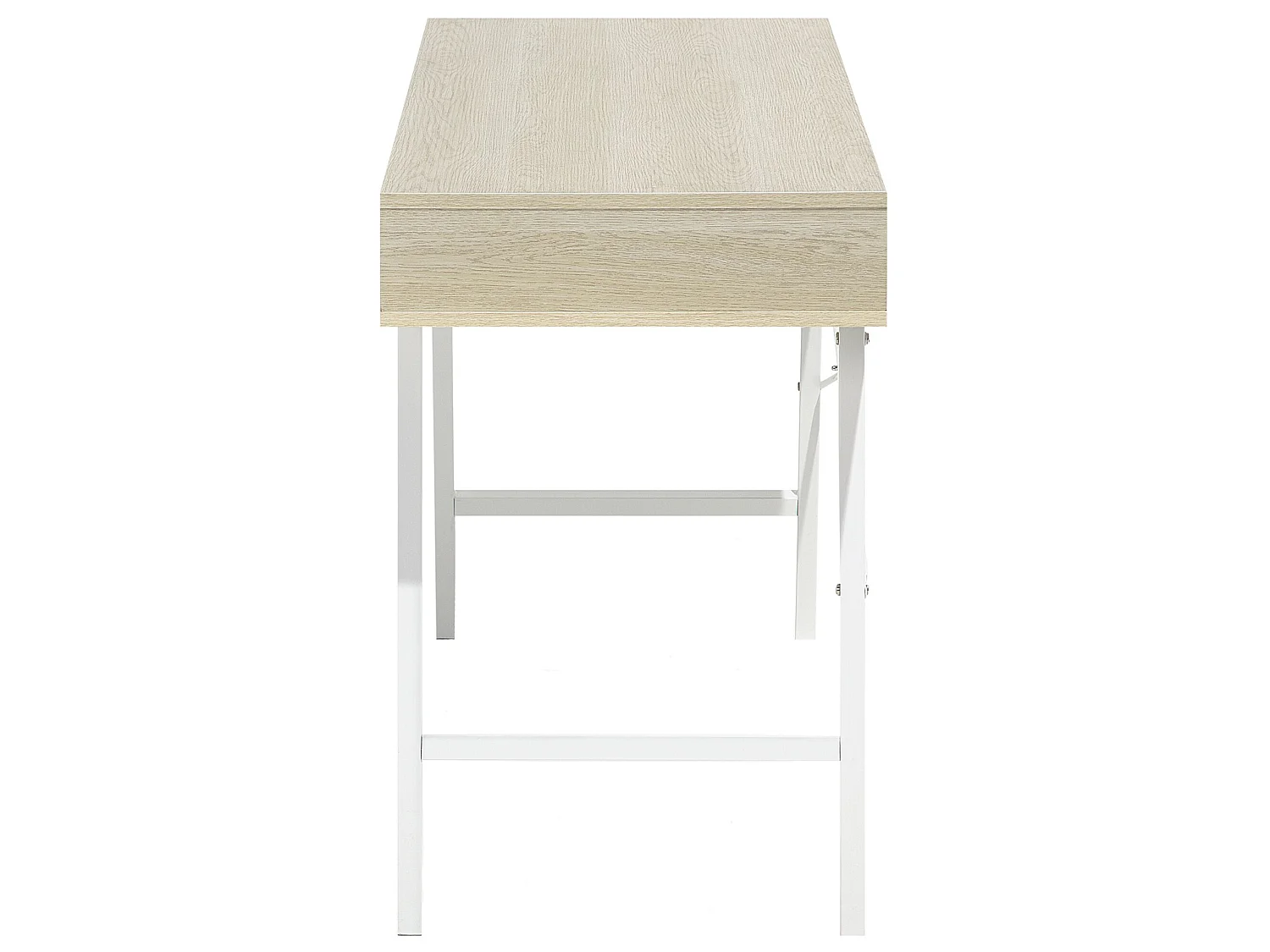 Table de bureau CLARITA Marron clair 120 cm 48 cm avec rangement