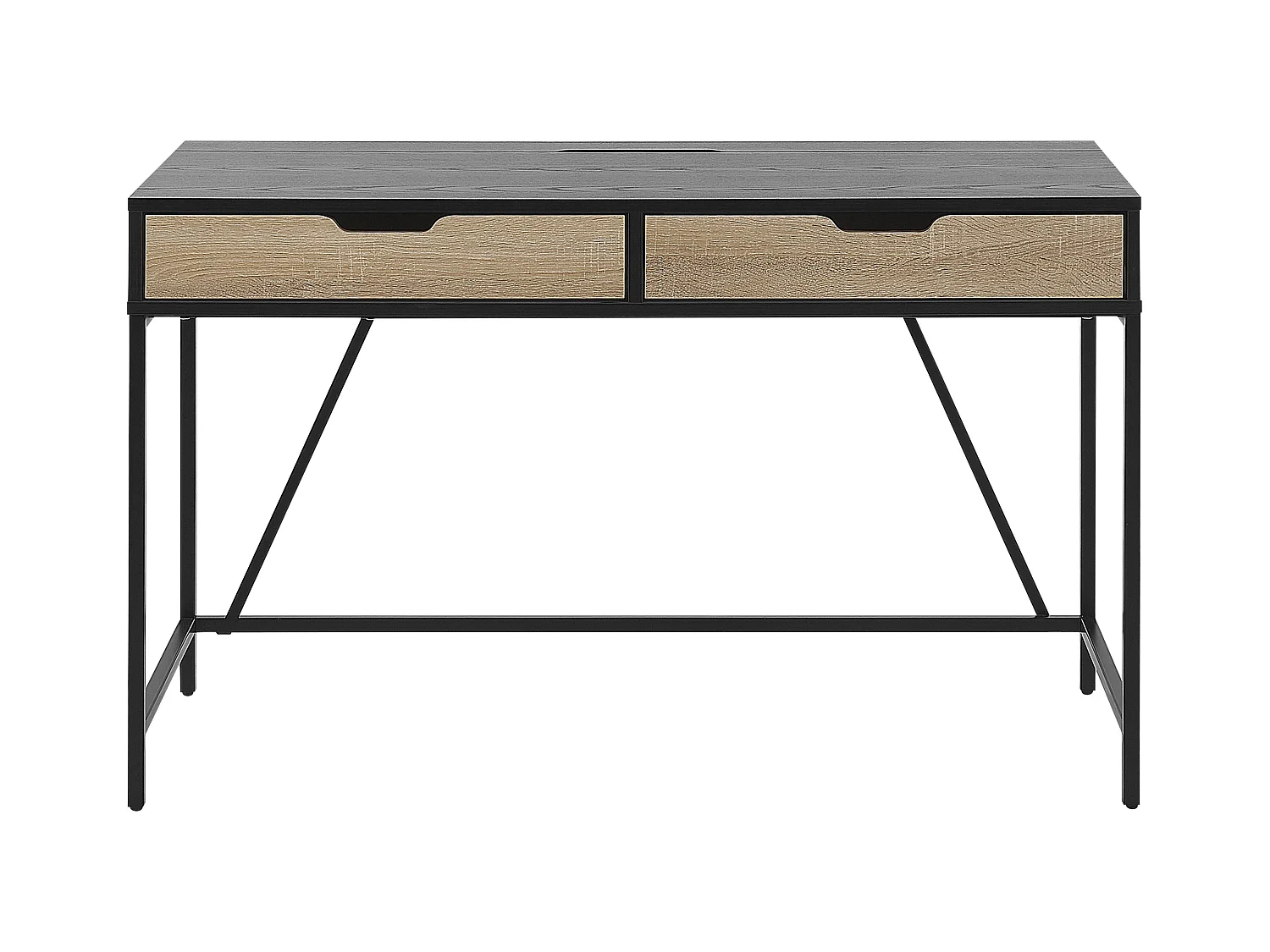 Escritorio JENA Negro 120 cm 60 cm con almacenaje