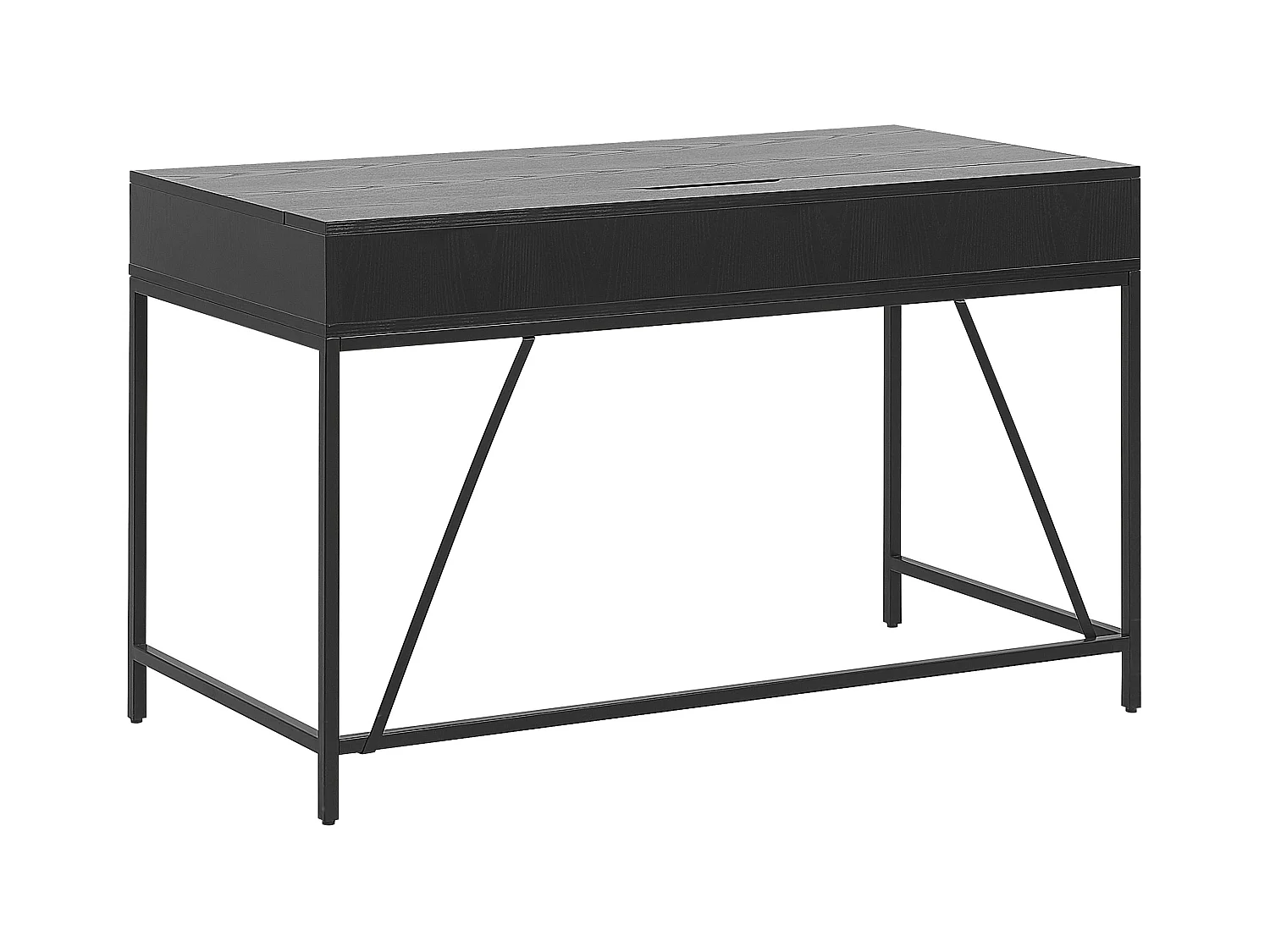 Escritorio JENA Negro 120 cm 60 cm con almacenaje