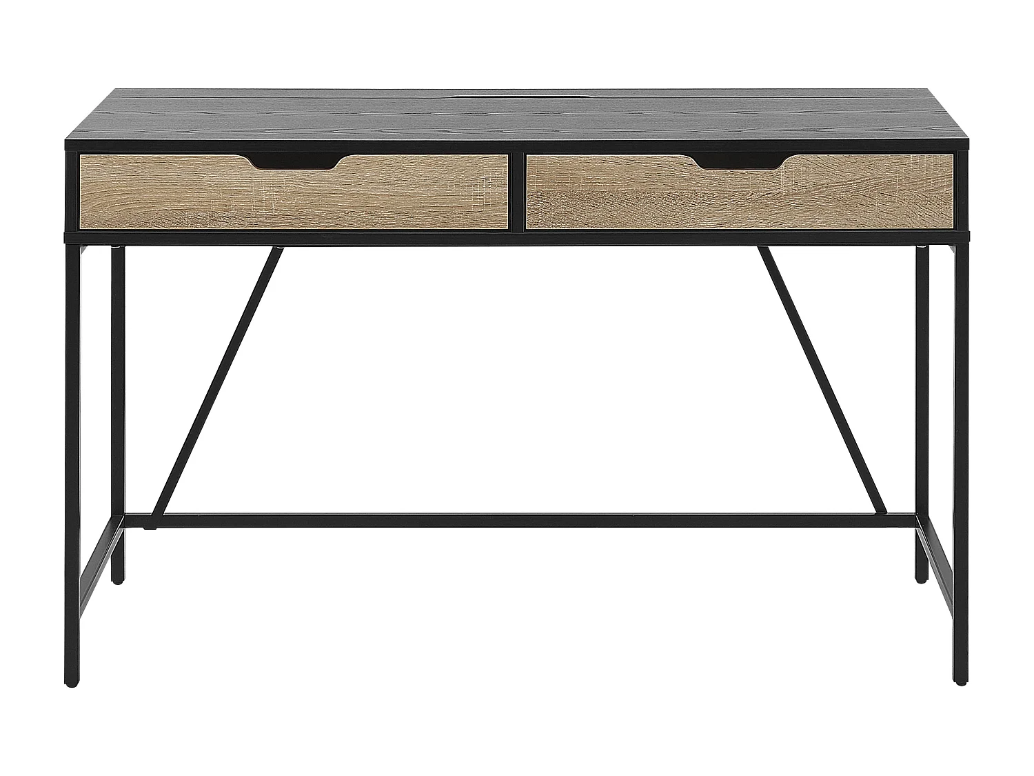 Table de bureau JENA Noir 120 cm 60 cm avec rangement