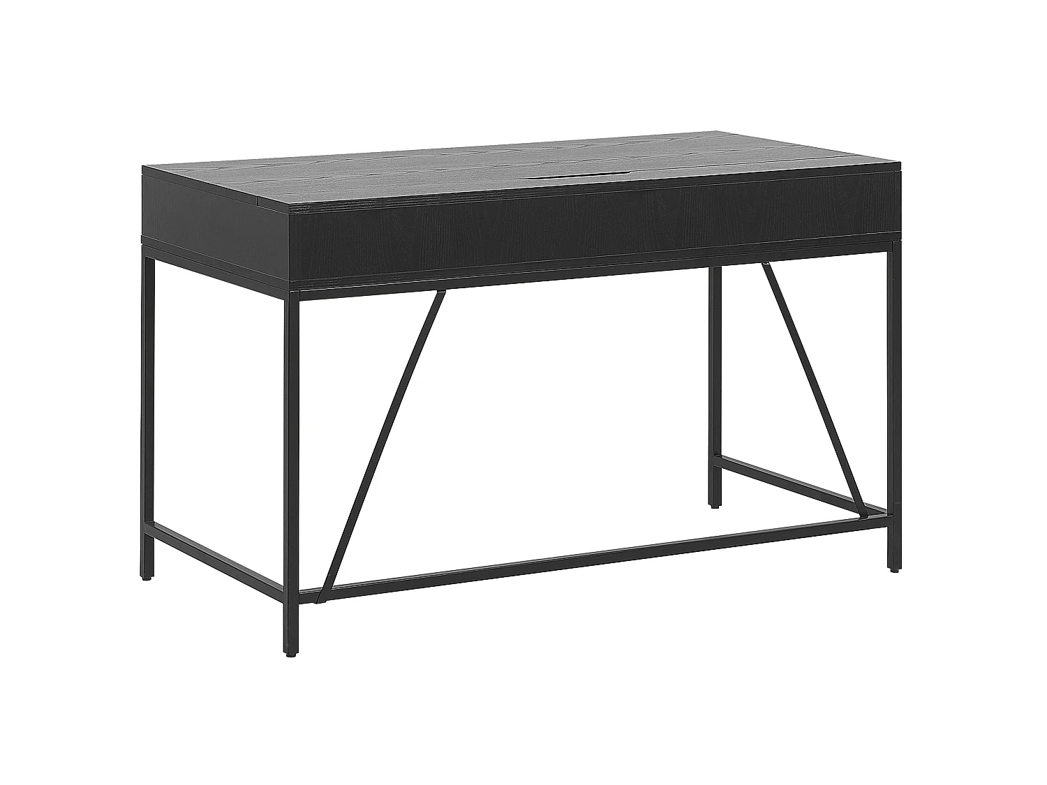 Table de bureau JENA Noir 120 cm 60 cm avec rangement