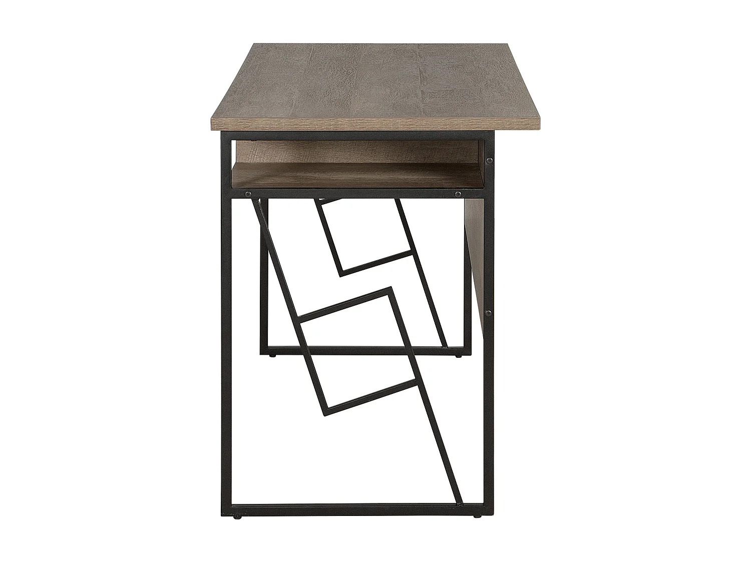 Escritorio FORRES Marrón/Negro 120 cm 60 cm