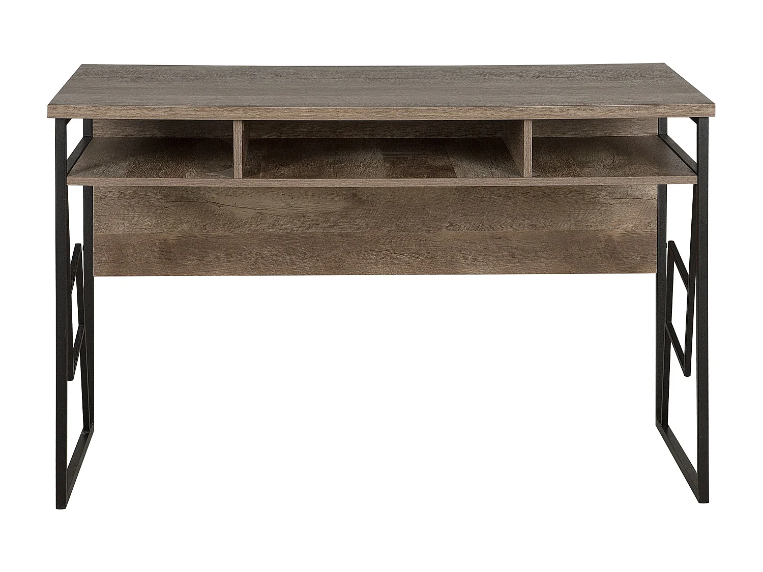 Table de bureau FORRES Marron/noir 120 cm 60 cm