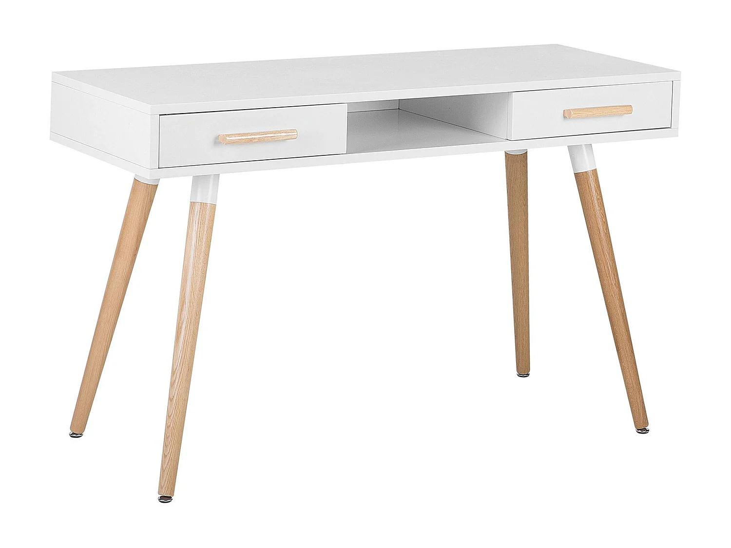 Coiffeuse Table de bureau FRISCO Blanc 120 cm 50 cm avec rangement