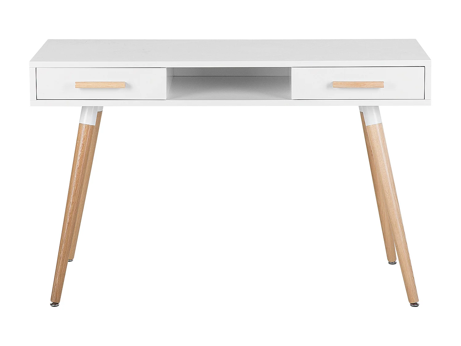 Coiffeuse Table de bureau FRISCO Blanc 120 cm 50 cm avec rangement