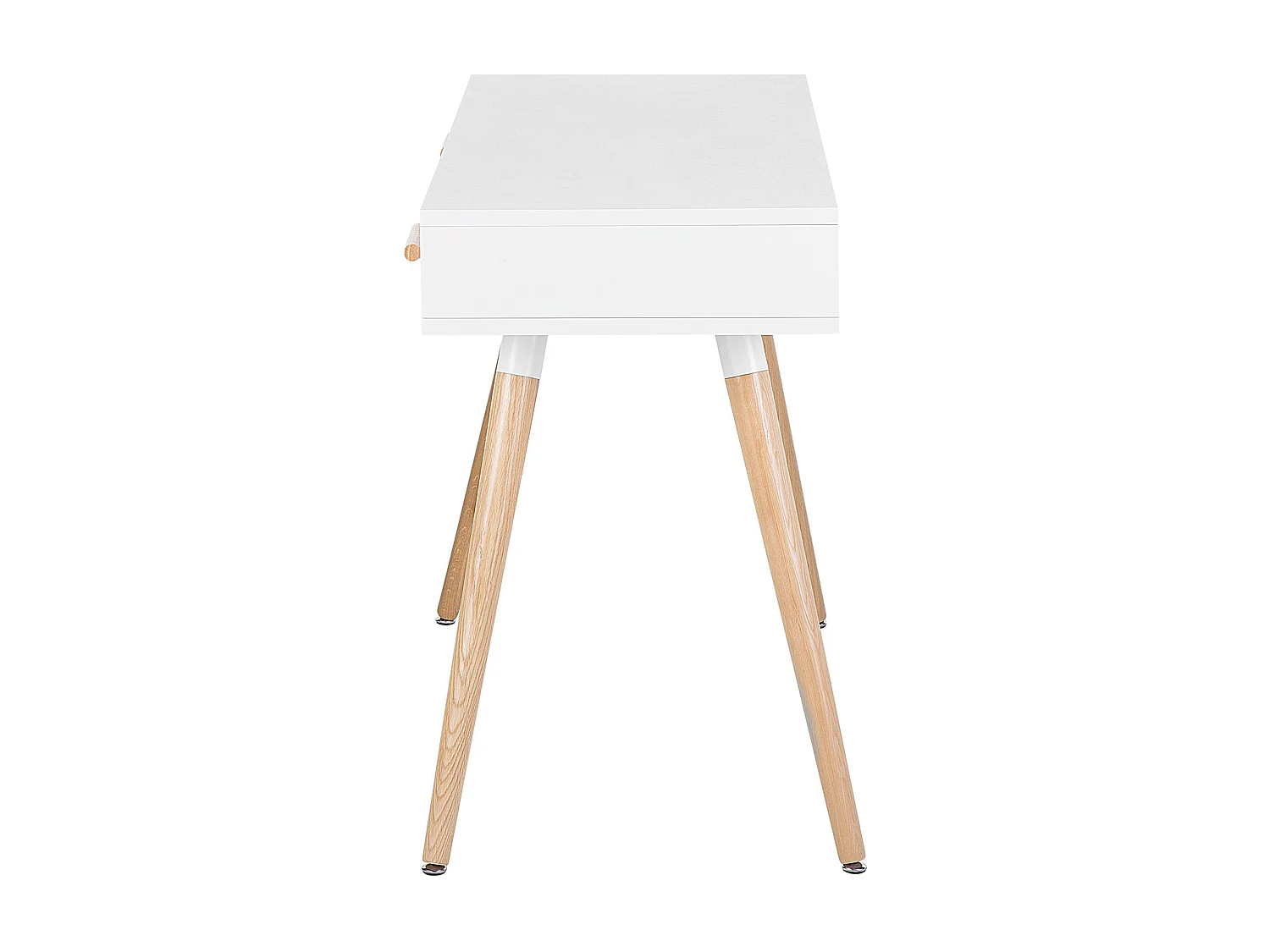 Coiffeuse Table de bureau FRISCO Blanc 120 cm 50 cm avec rangement