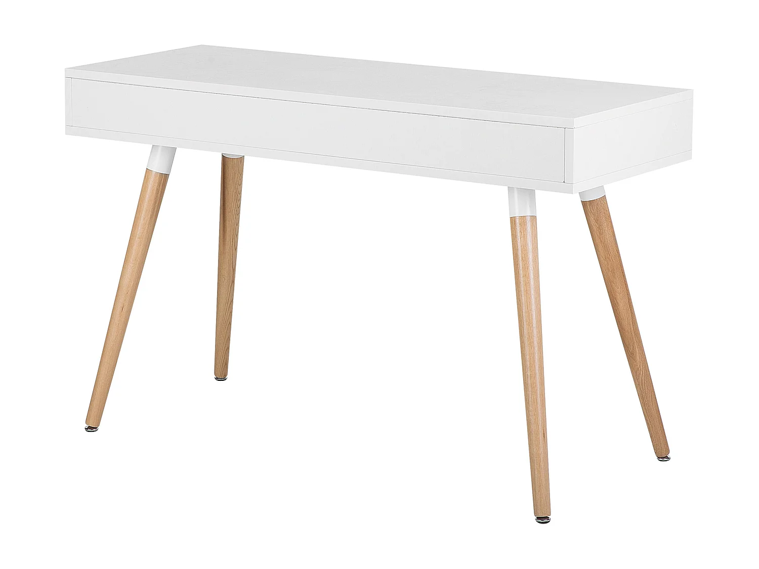 Coiffeuse Table de bureau FRISCO Blanc 120 cm 50 cm avec rangement