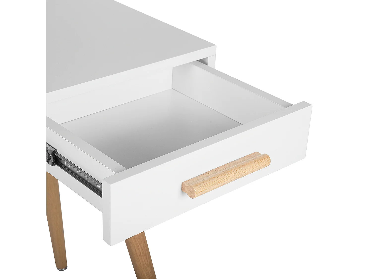 Coiffeuse Table de bureau FRISCO Blanc 120 cm 50 cm avec rangement