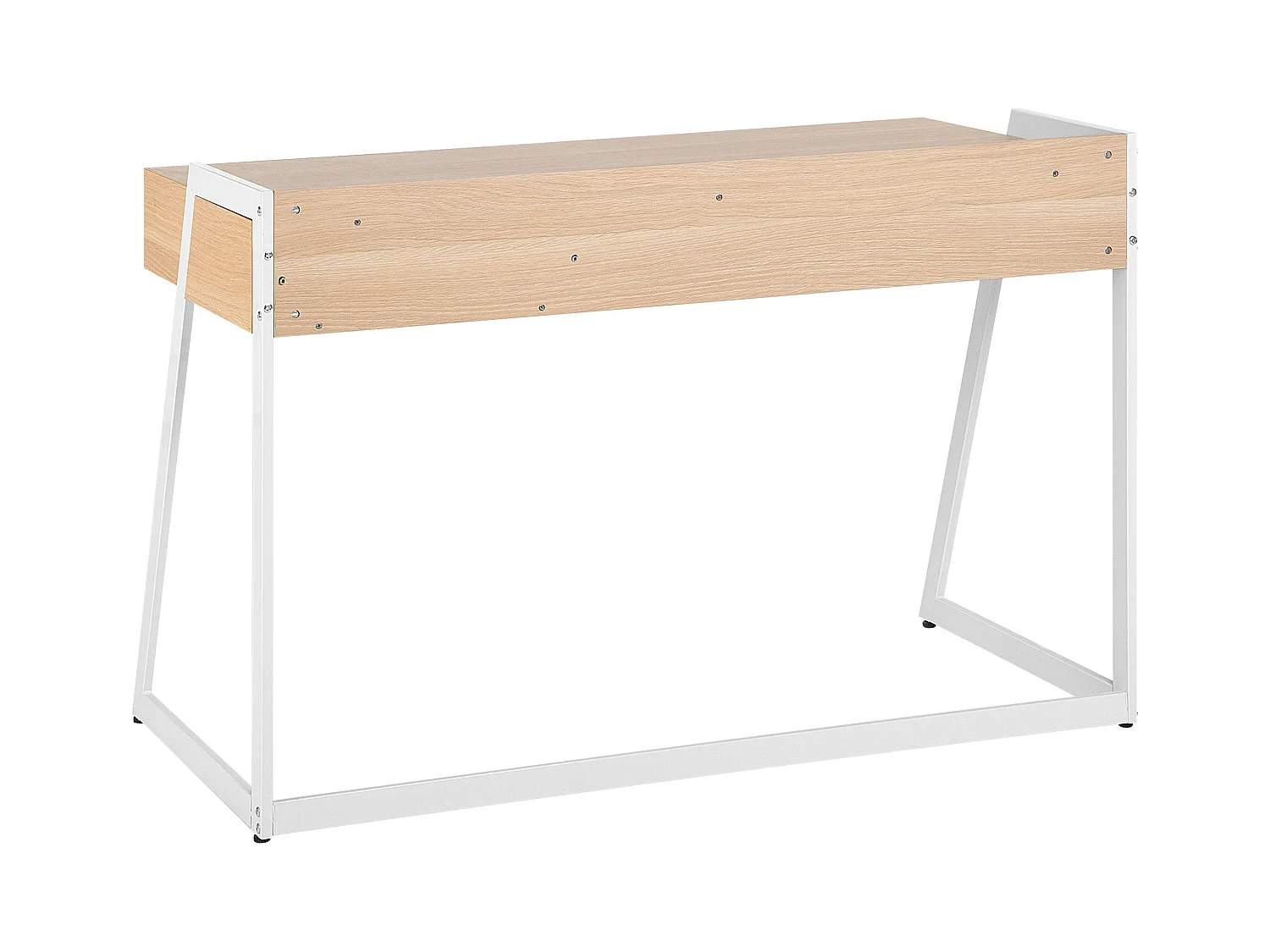 Biurko z szufladą 120 x 60 cm jasne drewno QUITO