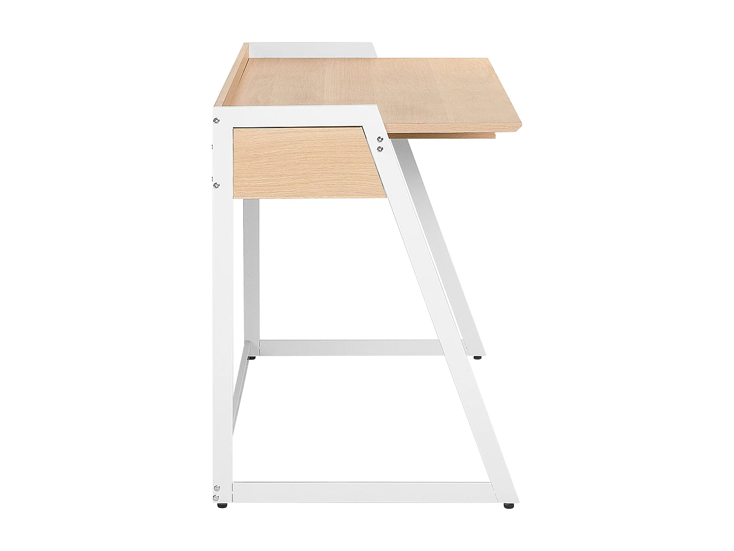 Table de bureau QUITO Blanc 120 cm 60 cm avec rangement