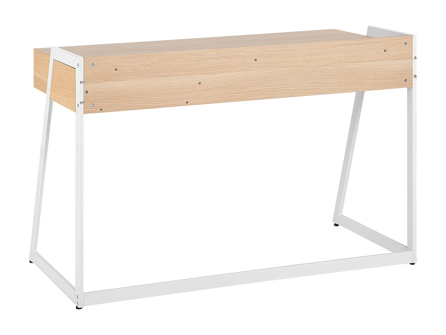 Table de bureau QUITO Blanc 120 cm 60 cm avec rangement