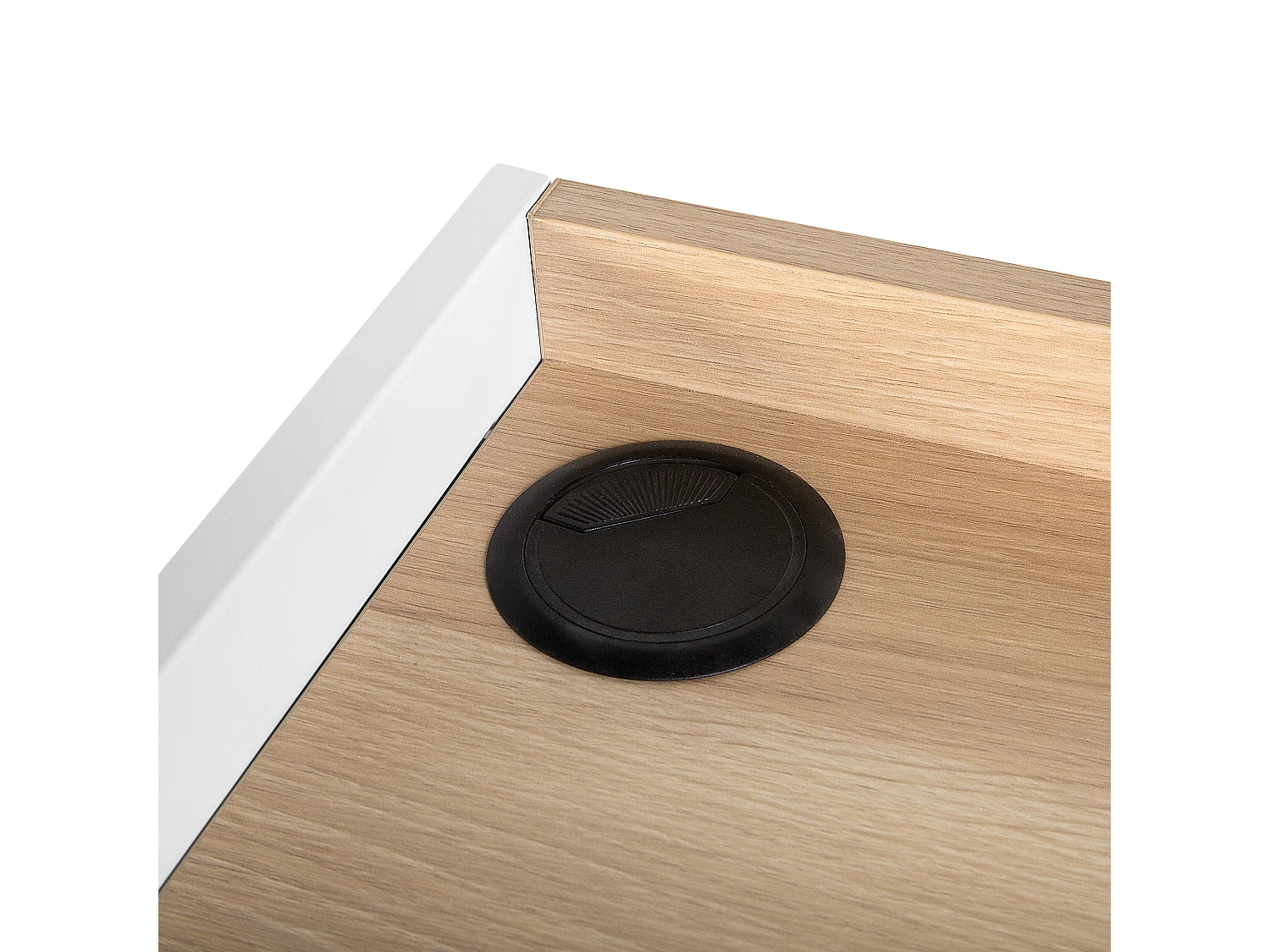 Table de bureau QUITO Blanc 120 cm 60 cm avec rangement